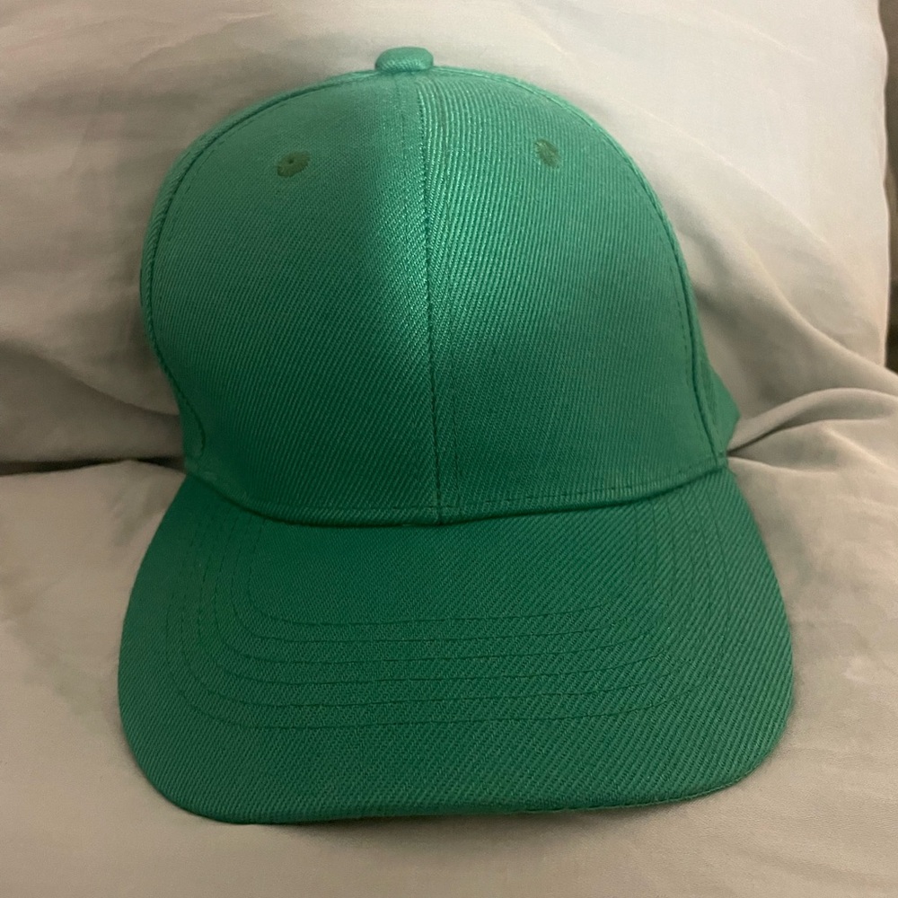 Solid Green Baseball Cap